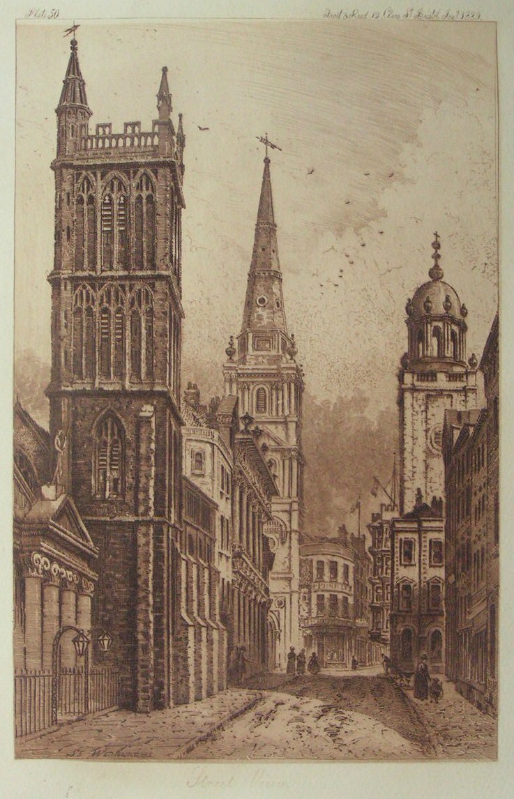 Etching - St. Werbrgh's - Bird